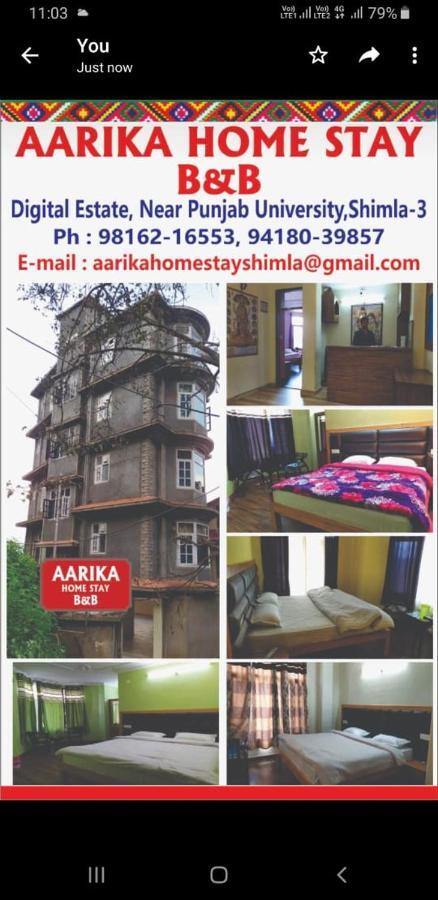 Aarika Homestay Shimla Buitenkant foto